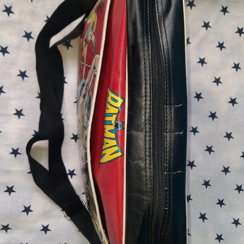 Leather Batman bag used, suitable for laptop