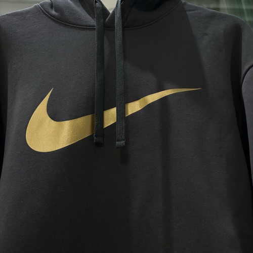 Nike hoodie size M like new, grey with gold details