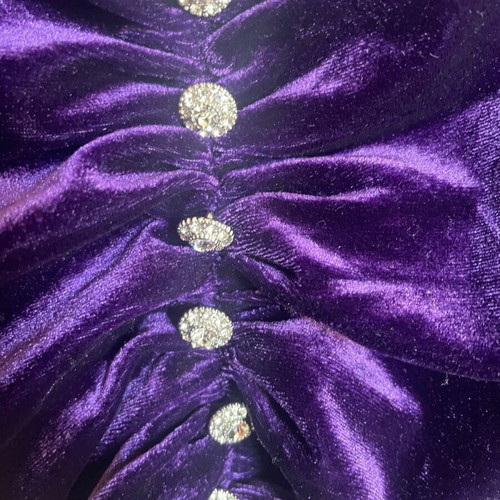 Zara set midi skirt and large top like new, purple velvet