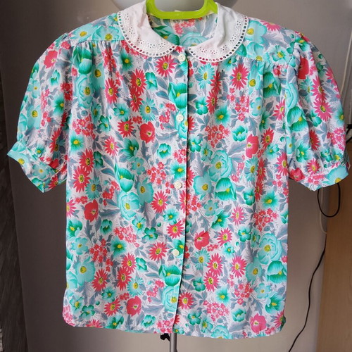 Vintage Piero Giannini floral kids shirt like new, size 134