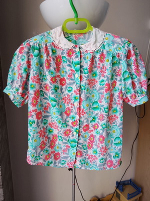 Vintage Piero Giannini floral kids shirt like new, size 134