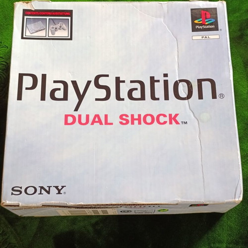 Sony PlayStation 1 Dual Shock console box, PAL edition