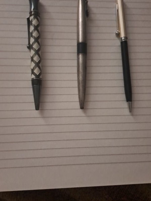 Folli Follie Silver Pens Set with Cerruti Mechanical Pencil new
