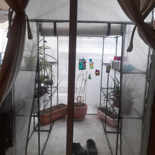Greenhouse Assembled like new 138x200x139 with ventilation