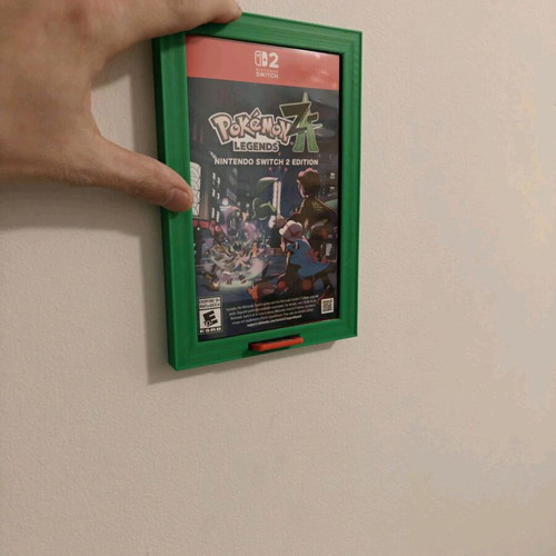 Nintendo Switch wall frame like new for games