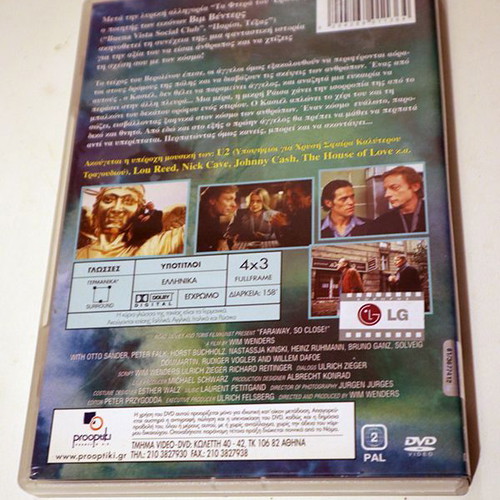 DVD Faraway, So Close! used, subtitles