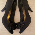 Peep toe black H&M pumps size 38 like new
