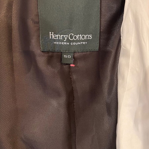 Henry Cottons jacket like new, size 50, beige, 100% cotton