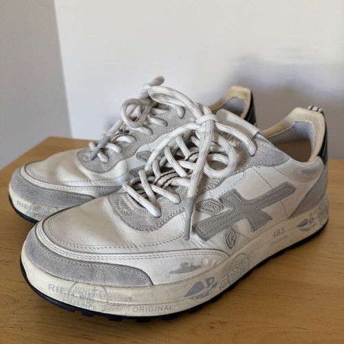 Premiata men's sneakers Nous 6765 size 41 like new, white