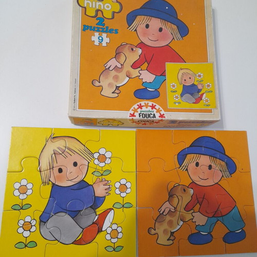Educa vintage children's puzzle used, set of 2 pieces