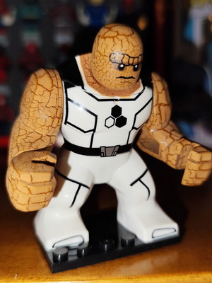 The Thing Ben Grimm Future Foundation Suit figure like new with stand