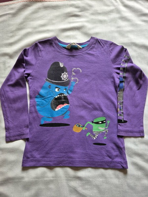 Μπλούζα με μακρύ μανίκι H&M μεταχειρισμένη για 2-4 ετών μωβ