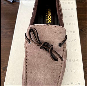 Geox μοκασίνια brown suede size 44