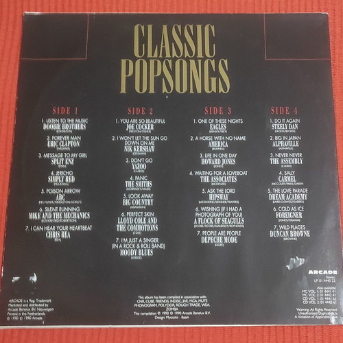 Classic Pop Songs double album used, 2LP