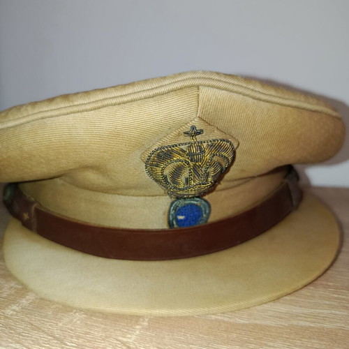 Military cap used, 1950s-60s, lower officer, summer