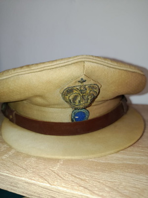 Military cap used, 1950s-60s, lower officer, summer