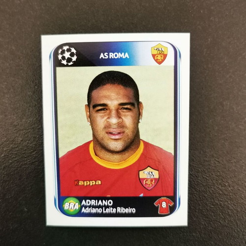 Adriano Panini UEFA Champions League 2010-2011 Sticker #309 AS Roma Brazil