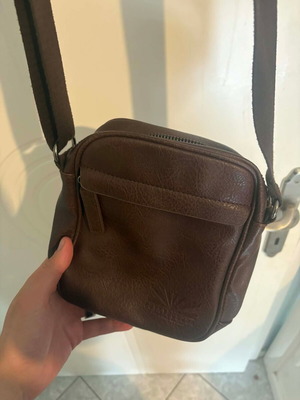 Funky Buddha shoulder bag new, brown eco leather