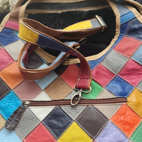 Art Pellearts Niki multicolor leather shoulder bag used