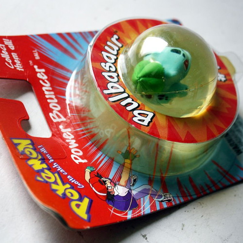 Vintage Pokemon Power Bouncer Bulbasaur #1 Ball Hasbro new, sealed