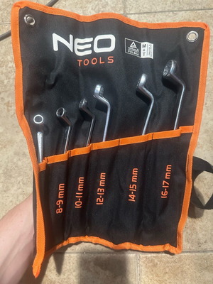 Neo Tools Polygonal Curved Set 6 pcs new 09-950