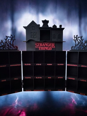 Stranger Things Haunted House Stand made to order for Kinder Funko Pops