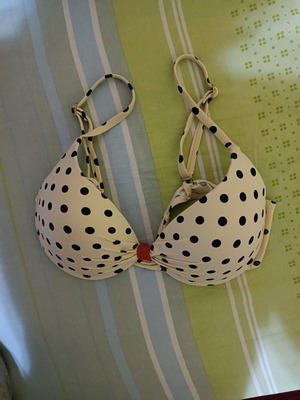Pin up Vintage μαγιό άνω μέρος μεταχειρισμένο, μέγεθος 36, μπλε