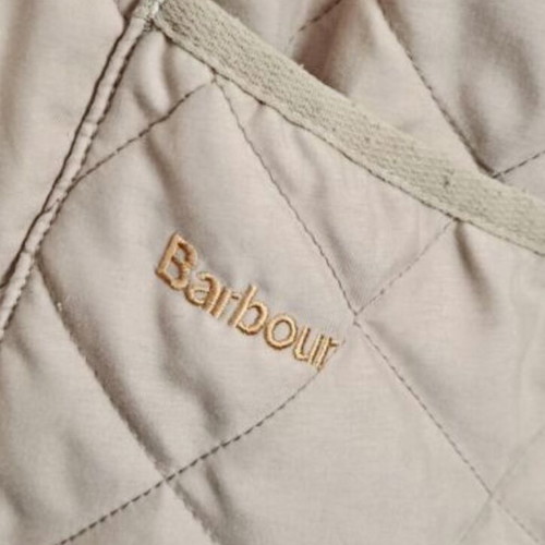 Barbour Quilted Jacket Size XL Like New Beige