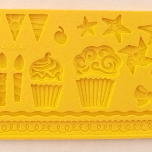 Wilton silicone molds used, set of 6 for fondant