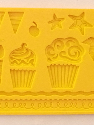 Wilton silicone molds used, set of 6 for fondant