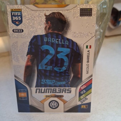 Nicolo Barella Numbers Panini 2026 card
