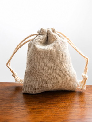 Fabric pouches new, pack of 40, 10x8 cm