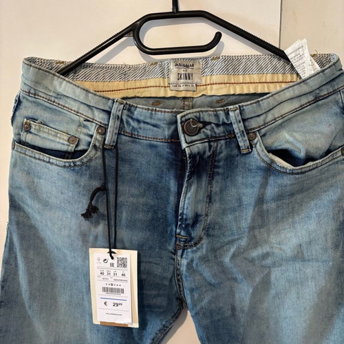 Skinny Jean Pull & Bear blue new, elastic, sizes M and L