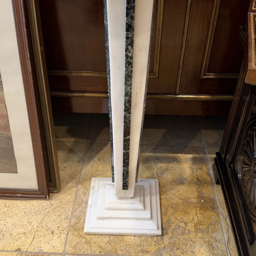 Marble table like new, 50x35 cm and 70 cm height
