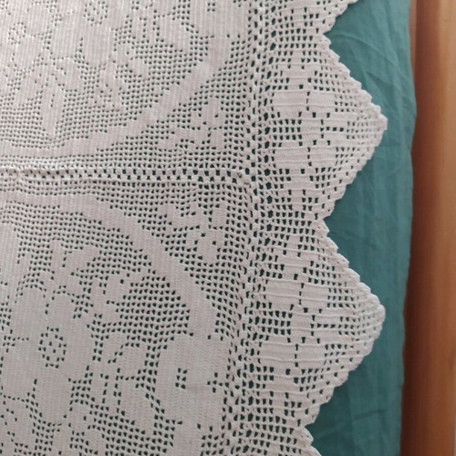 Knitted summer blanket for double bed new