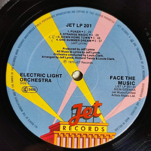 Electric Light Orchestra Face the Music vinyl like new, rock