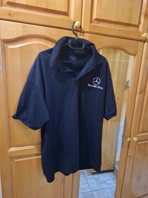 Mercedes T-shirt used, size XL, black, cotton and polyester