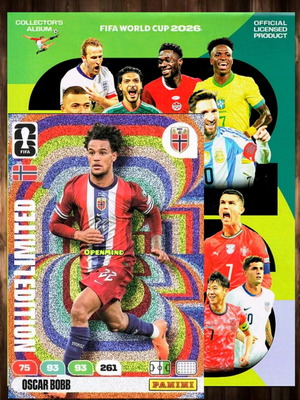 Κάρτα ΒΟΒΒ Limited FIFA World Cup 2026 Adrenalyn XL Νορβηγία καινούργια
