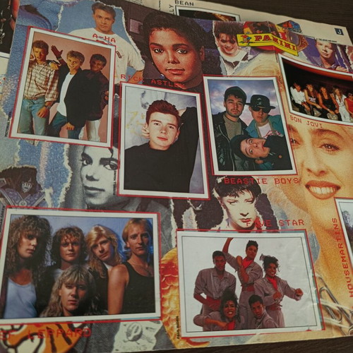 Panini album Smash Hits 1988 used, complete with poster