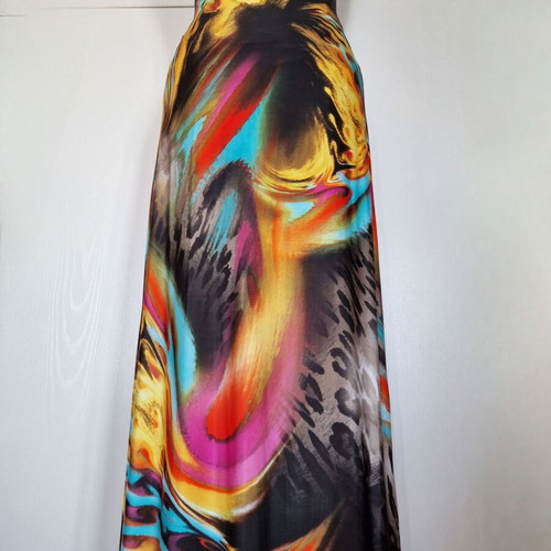 SoSexy maxi dress colorful like new, size S