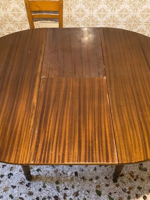Wooden kitchen table used, extendable