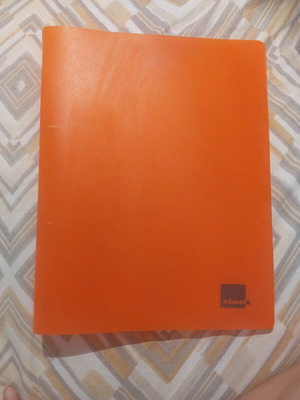 Folder used, small notebook size