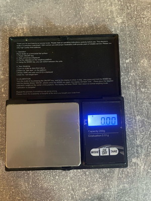 Pocket scale used