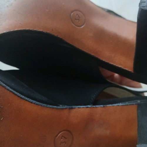 Suede pumps black used Stefan D. size 37