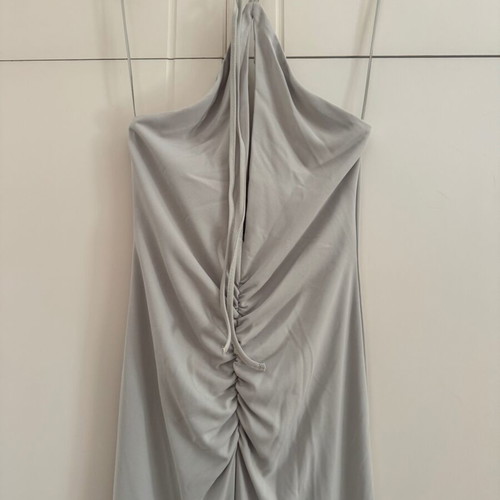 Zara dress new, gray and turquoise, size S