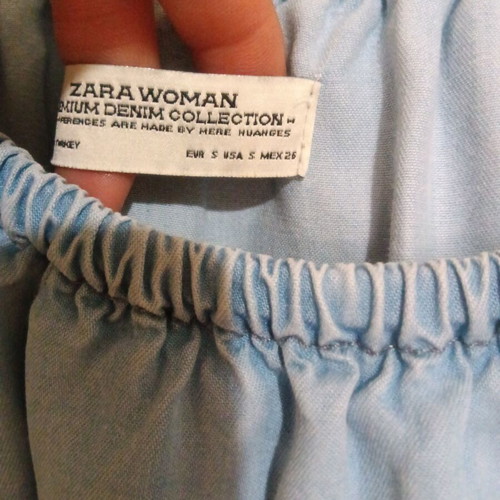 Denim dress Medium Zara with pockets, like new