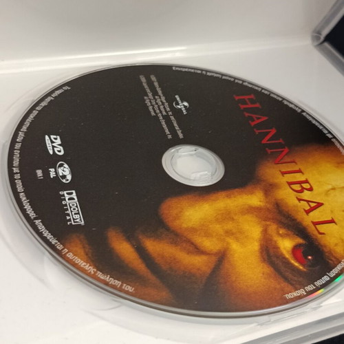 Hannibal DVD used, dubbed, action thriller horror