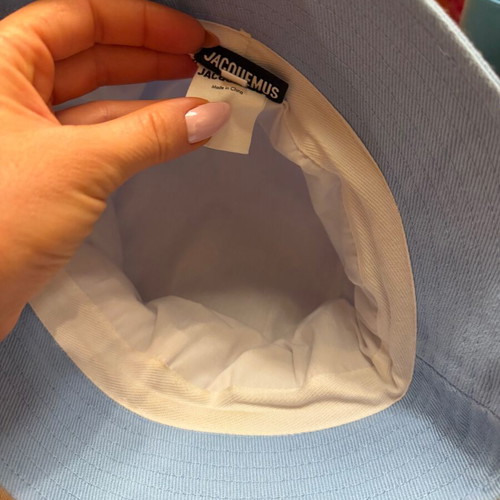 Jacquemus Le Bob Gadjo hat new, turquoise, size medium 58