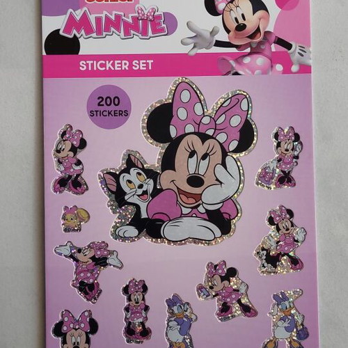 Minnie stickers new, set of 200 pieces