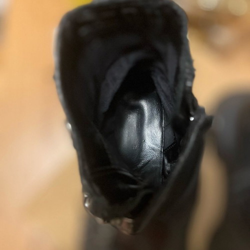 Zara leather ankle boots used, black, size 37